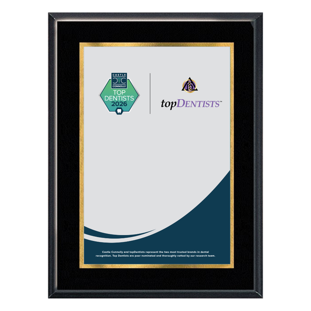 2026 Top Dentists - Dual Recognition Plaques